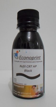 Refil Corante Econoprint 100ml para HP8100/8600Pro.